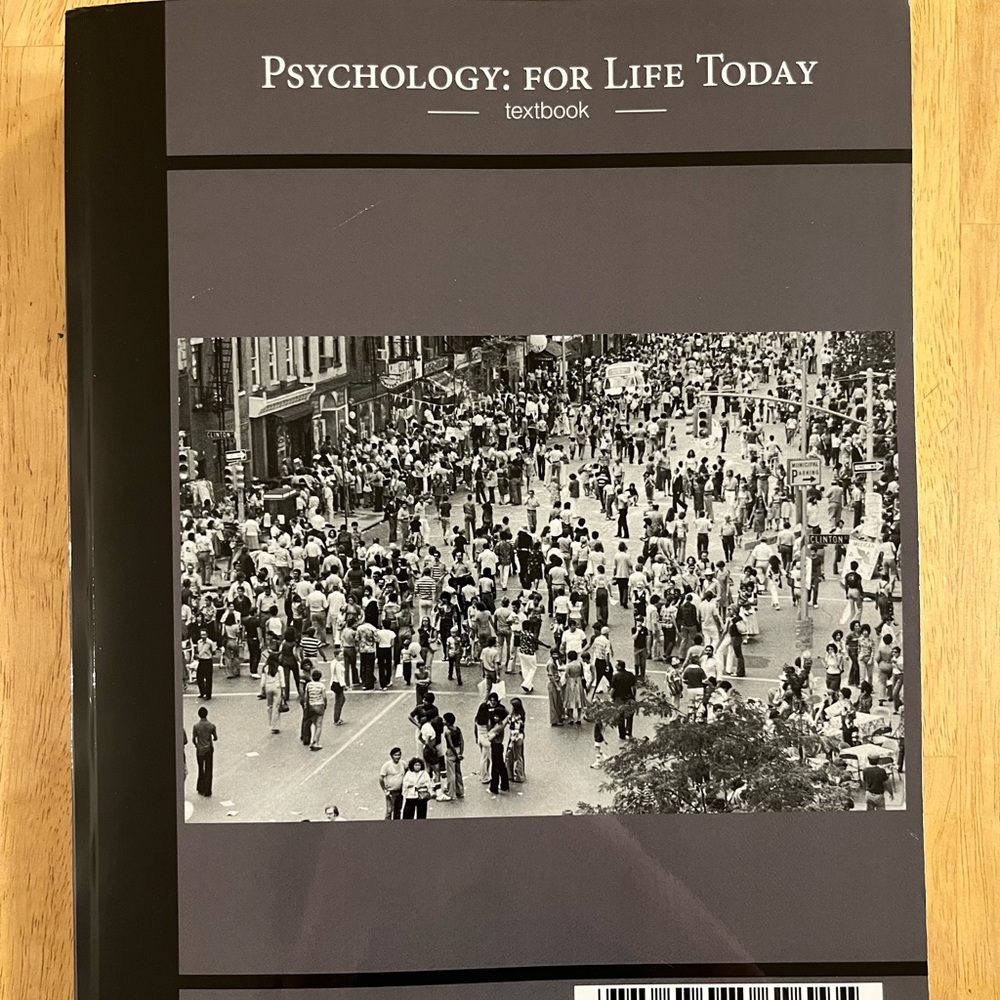Psychology Textbook with study guide